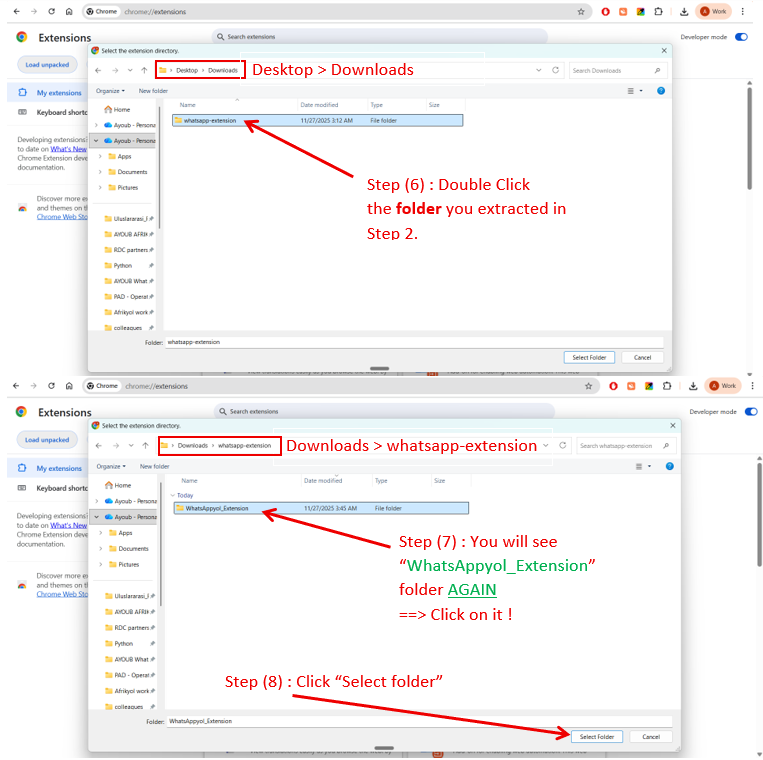 Load Unpacked Screenshot